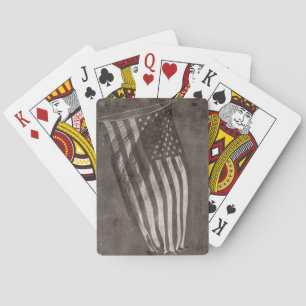 Amerikanische Flagge Vintag Spielkarten