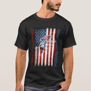 Amerikanische Flagge Vintag Stephen Siller Tunnel  T-Shirt