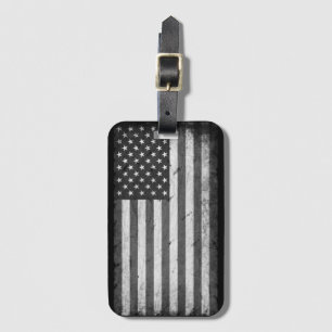 amerikanische Flagge vintage 4. Juli Gepäckanhänger