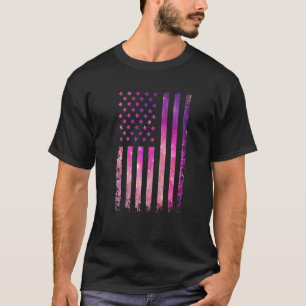 Amerikanische Flagge Vintage Gefärbte Krawatte Usa T-Shirt