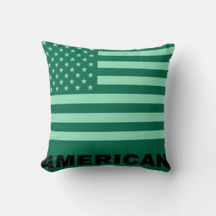 Amerikanische Flagge Vintage Kissen