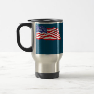 Amerikanische Flagge Vintage US-Flagge Patriotisch Reisebecher