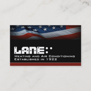 Amerikanische Flagge Visitenkarte