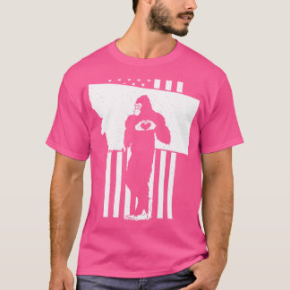 Amerikanische Flagge von Montana T-Shirt