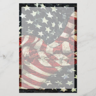 Amerikanische Flagge von Shirley Taylor Briefpapier