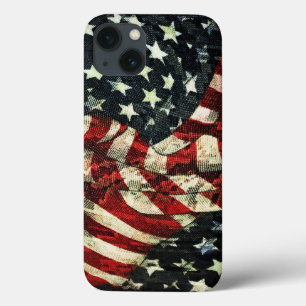 Amerikanische Flagge von Shirley Taylor iPhone 13 Hülle