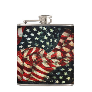 Amerikanische Flagge von Shirley Taylor Flachmann