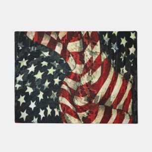 Amerikanische Flagge von Shirley Taylor Fußmatte