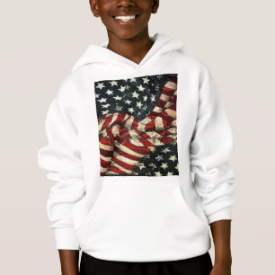 Amerikanische Flagge von Shirley Taylor Hoodie