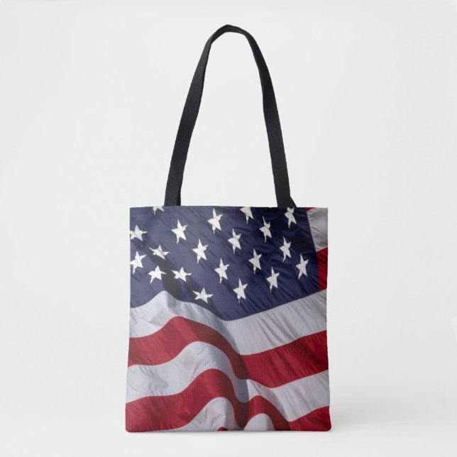Amerikanische Flagge Wanduhr (Vorderseite)