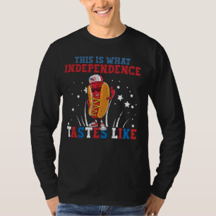 Amerikanische Flagge, was Unabhängigkeit schmeckt T-Shirt