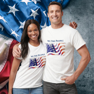 Amerikanische Flagge - Wir das Volk - T - Shirt de