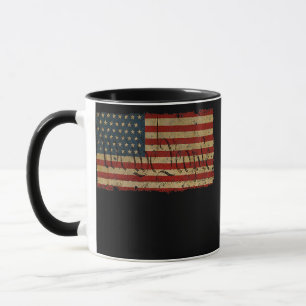 Amerikanische Flagge Wir, die Menschen Vintag beun Tasse