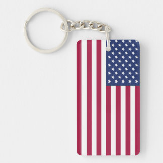 Amerikanische Flaggen-AcrylSchlüsselanhänger Schlüsselanhänger