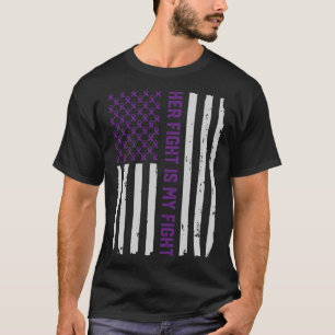 Amerikanische Flaggen-Epilepsie-Bewusstseins-T - T-Shirt