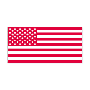 Amerikanische Flaggen-patriotisches US Flagge USA Permastempel