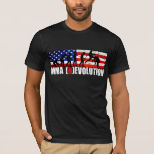 Amerikanische Flaggen-t des MIXED MARTIAL ARTS T-Shirt