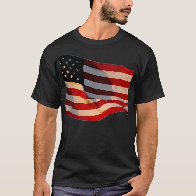 Amerikanische Flaggen-T - Shirt (Vorderseite)