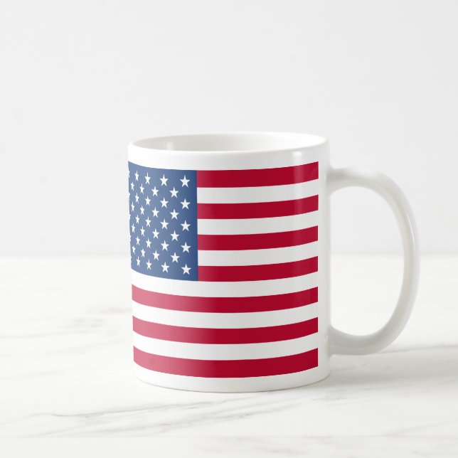 Amerikanische Flaggen-Tasse Tasse (Rechts)