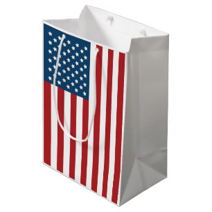 Amerikanische Flaggen-US Flagge USA Mittlere Geschenktüte