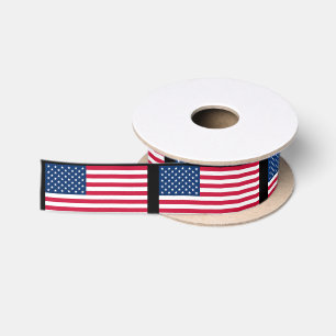 Amerikanische Flaggenband USA Patriotisch Satinband