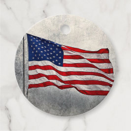 Amerikanische Flaggenfavorit/Geschenketags Geschenkanhänger
