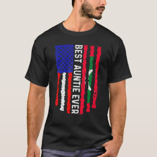 Amerikanische Flaggenmalediven Flag Beste Tante je T-Shirt
