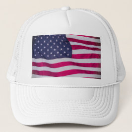 Amerikanische Flaggenmütze Truckerkappe