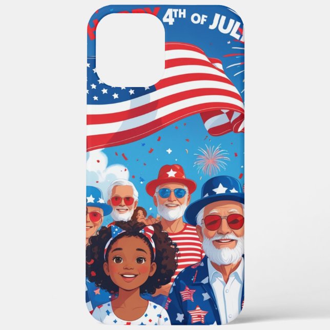 Amerikanische Flamme Case-Mate iPhone Hülle (Rückseite)