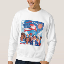 Amerikanische Flamme Sweatshirt