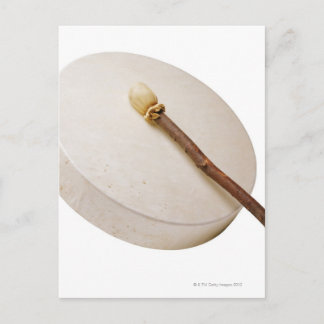Amerikanische Frame Drum Postkarte