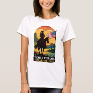 Amerikanische Frauen Shirt Amerikanerin Shirt, COW