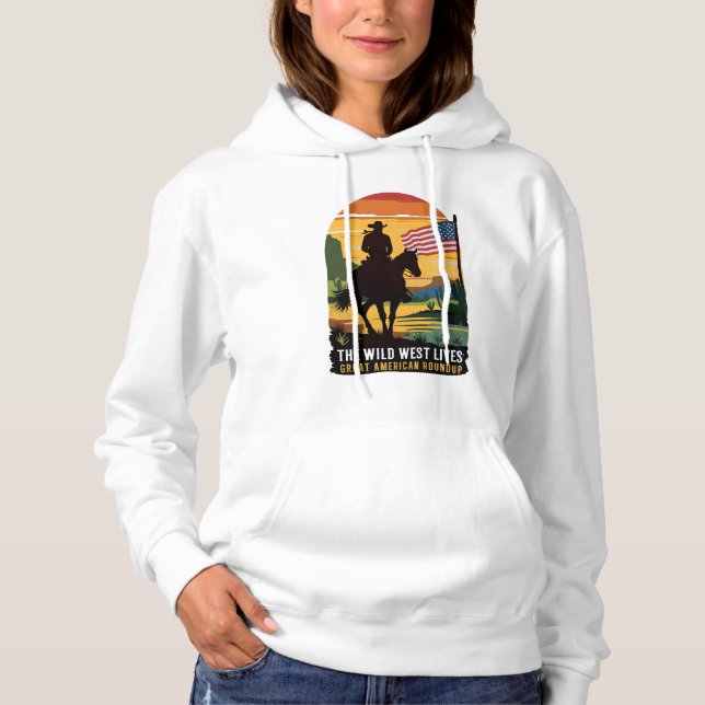 Amerikanische Frauen Shirts, amerikanische Shirt,  Hoodie (Vorderseite)