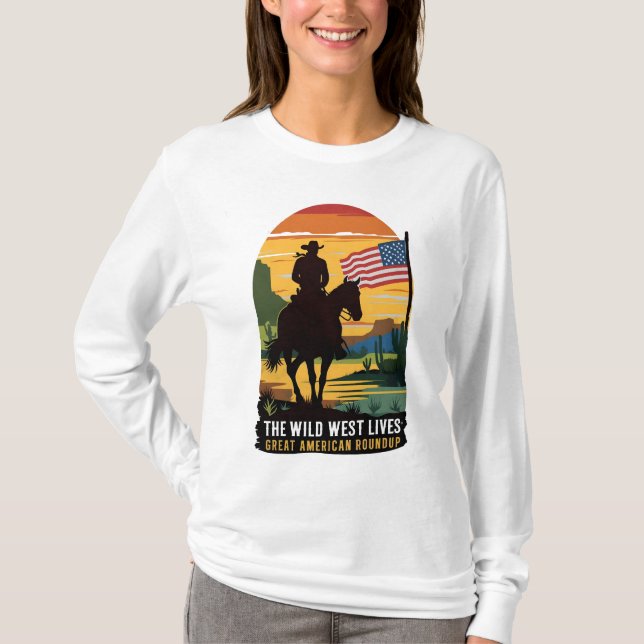 Amerikanische Frauen Shirts, amerikanische Shirt,  T-Shirt (Vorderseite)