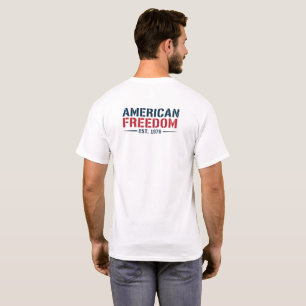 Amerikanische Freiheit 1976 Patriotischer Adler T-Shirt
