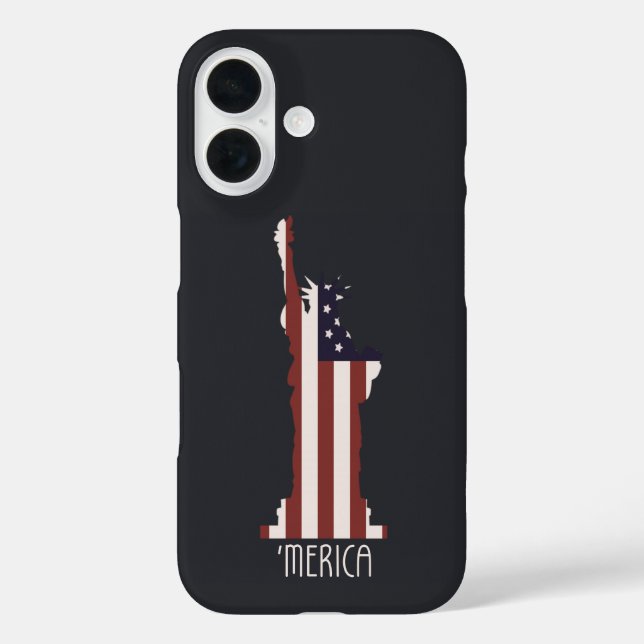 Amerikanische Freiheit Case-Mate iPhone Hülle (Rückseite)