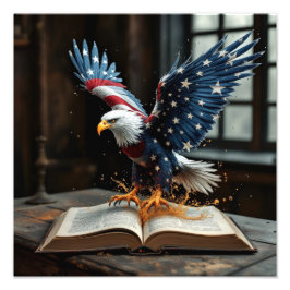 Amerikanische Freiheit enthüllt Fotodruck