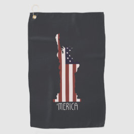 Amerikanische Freiheit Golfhandtuch