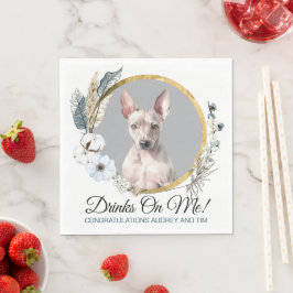 Amerikanische Frischfresser Hochzeit Napkins mit H Serviette