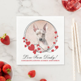 Amerikanische Frischfresser Hochzeit Napkins mit H Serviette