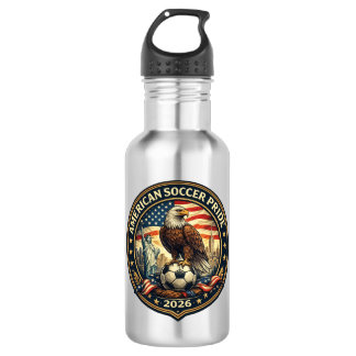 Amerikanische Fußball-Stolz-Adler-Sport-Wasserflas Edelstahlflasche