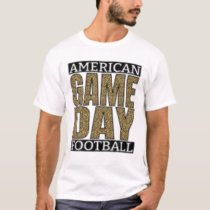 AMERIKANISCHE FUSSBALLFANS GAME DAY VIBES CLASSY L T-Shirt