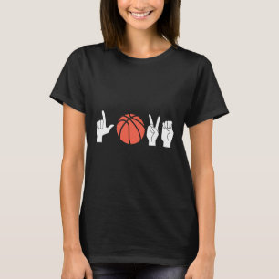 Amerikanische Gebärdensprache Asl Gehörlosenskizze T-Shirt