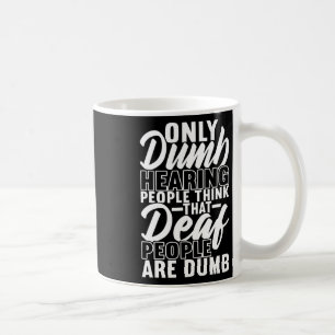 Amerikanische Gebärdensprache Gehörlosigkeitsbewus Kaffeetasse