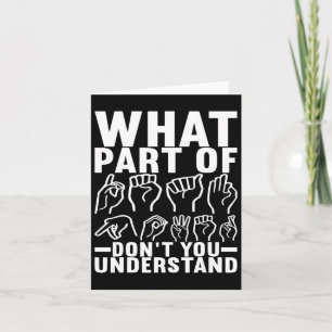 Amerikanische Gebärdensprache Gehörlosigkeitsbewus Karte