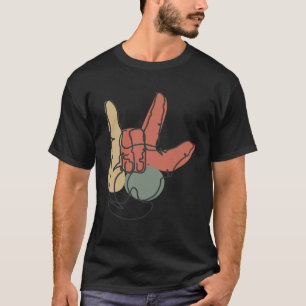 Amerikanische Gebärdensprache I Liebe T-Shirt