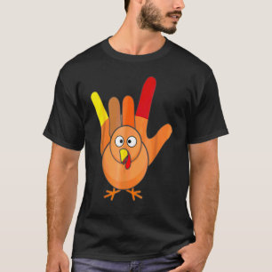 Amerikanische Gebärdensprache Ich Liebe Dich Ernte T-Shirt