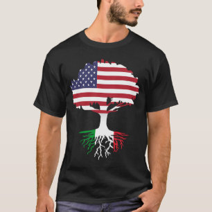 Amerikanische Geborene italienische Wurzeln Amerik T-Shirt