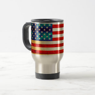 Amerikanische Geldflagge Reisebecher