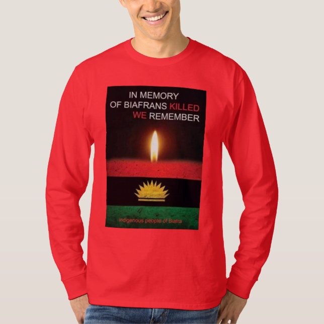 Amerikanische Geldstrafe Jersey Biafra Männer T-Shirt (Vorderseite)